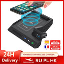 for Mercedes Benz W205 AMG C43 C63 AMG GLC 43 GLC 63 X253 C Class GLC 10W car wireless charger phone charger charging case