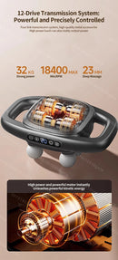 8 Heads Fascial Massage Gun Powerful Vibration Massager Deep Tissue Massage Fascia Gun Shoulder Neck Back Muscle Relax