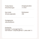 8 Heads Fascial Massage Gun Powerful Vibration Massager Deep Tissue Massage Fascia Gun Shoulder Neck Back Muscle Relax