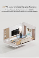 Home Indoor Battery Automatic Fragrance Machine Portable White Air Purifiers Perfume Air Freshener Essential Oil Diffuser