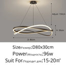 Minimalist Light Luxury Living Room Pendant Lights Post-modern Simple Restaurant Light Bedroom Full Spectrum Smart Chandelier