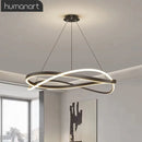 Minimalist Light Luxury Living Room Pendant Lights Post-modern Simple Restaurant Light Bedroom Full Spectrum Smart Chandelier