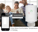 MOES ZigBee3.0 Radiator Actuator Programmable Thermostatic Valve Tuya Temperature Controller 2MQTT Alexa Google Voice Smart App