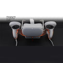 VR Headset Charging Dock for Meta Quest 3S with 2pcs battery pack Quest2/Quest3 Universal Lighting Charger Stand base