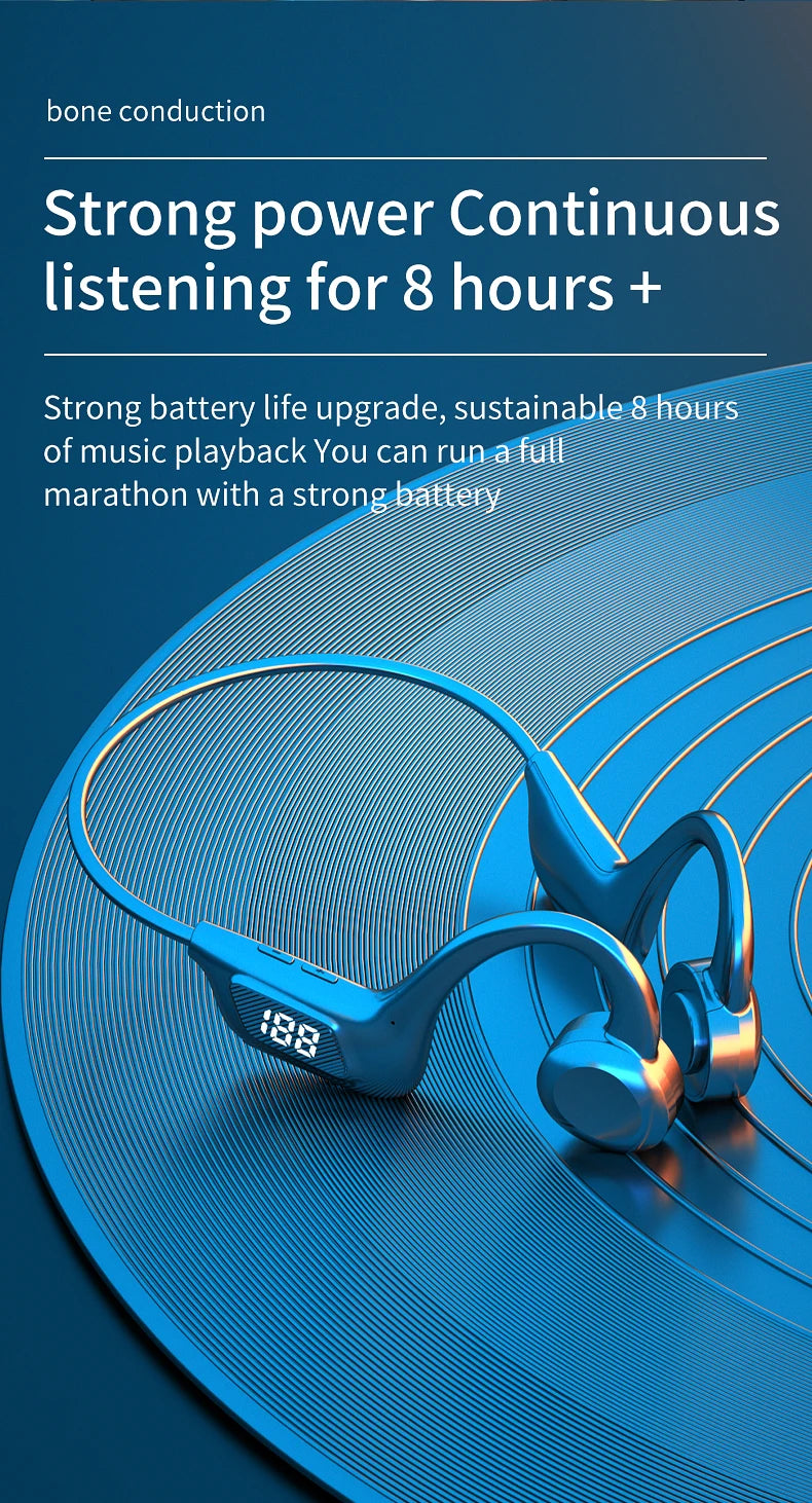 VG06 Wireless Bluetooth Earphones Earloop Headphones EarHook Hook Music Sport Headset Gaming Handsfree For All Smart Phones VG