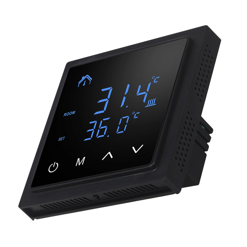 MH-1828 Smart Thermostat 16A Floor Heating Temperature Controller with LED Touch Screen 85-265V Electric Heating Control