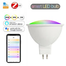 Tuya Zigbee/WIFI Smart Light Bulb GU10/GU5.3/MR16 RGB Dimmable LED Lamp 5W Smart Life Spotlight Control Via Alexa Google Home