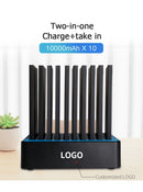 NEW Arrival Sharing Power Banks Customized Color Charging Station with Advertising Holder