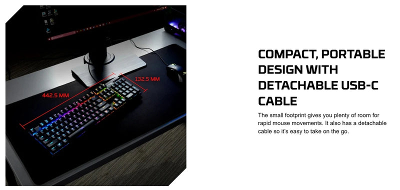 New HyperX Alloy Origins Full size RGB Backlighting Mechanical Gaming Keyboard for PC