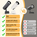 Brightness Control LED Track Light COB Ceiling Lamps 20W Rail Lighting System For Clothing Store Kitchen Smart Home Living Room