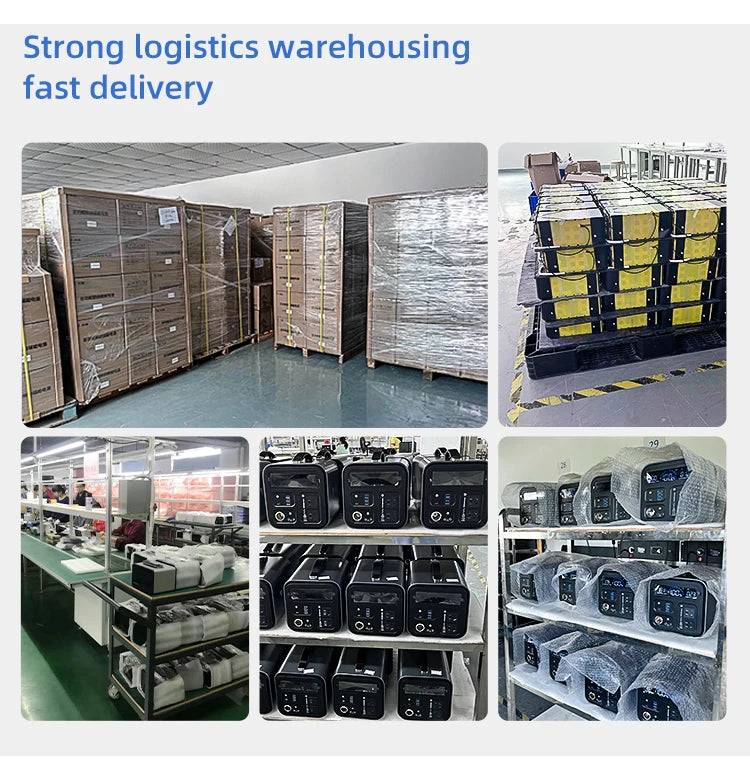 High Power Station 1800W 2600W Camping Portable Power Station 2048WH Solar Generator LiFePo4 Battery 110V 220V Outdoor Emergency