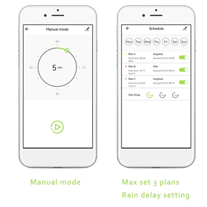 AB15-Wifi Water Controller Smart Sprinkler Controller Wifi Irrigation Controller Wireless Watering System Valve APP EU PLUG
