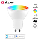 Tuya Zigbee/WIFI Smart Light Bulb GU10/GU5.3/MR16 RGB Dimmable LED Lamp 5W Smart Life Spotlight Control Via Alexa Google Home