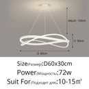 Minimalist Light Luxury Living Room Pendant Lights Post-modern Simple Restaurant Light Bedroom Full Spectrum Smart Chandelier