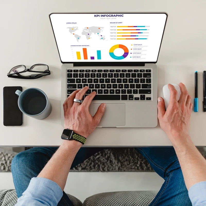 NexRing Ring Bluetooth Pedometer Oximeter Fitness Tracker Smart Health Ring for Men Women Phone with Heart Rate Sleep Track