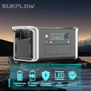 High Power Station 1800W 2600W Camping Portable Power Station 2048WH Solar Generator LiFePo4 Battery 110V 220V Outdoor Emergency