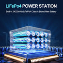 High Power Station 1800W 2600W Camping Portable Power Station 2048WH Solar Generator LiFePo4 Battery 110V 220V Outdoor Emergency