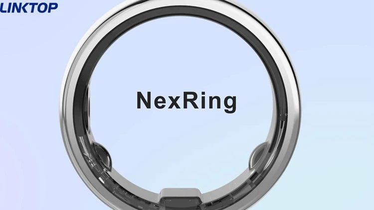 NexRing Ring Bluetooth Pedometer Oximeter Fitness Tracker Smart Health Ring for Men Women Phone with Heart Rate Sleep Track