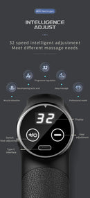 Massage Gun 32 Speed Deep Tissue Body Neck Back Foot Muscle Electric Massager Pistol Exercise Relaxation Pain Relief Massagers