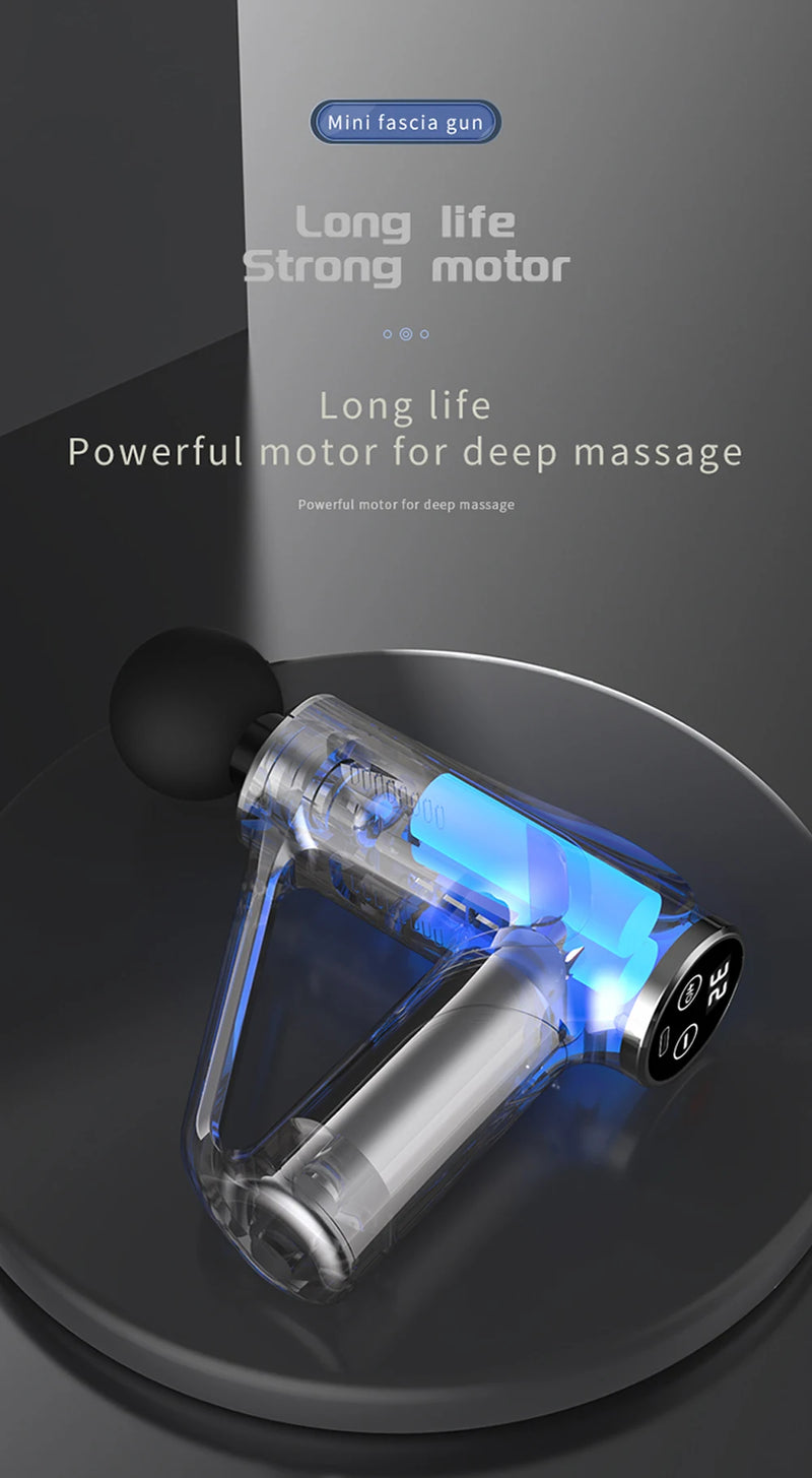 Massage Gun 32 Speed Deep Tissue Body Neck Back Foot Muscle Electric Massager Pistol Exercise Relaxation Pain Relief Massagers
