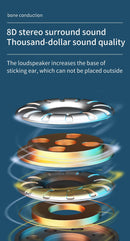 VG06 Wireless Bluetooth Earphones Earloop Headphones EarHook Hook Music Sport Headset Gaming Handsfree For All Smart Phones VG