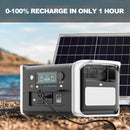 High Power Station 1800W 2600W Camping Portable Power Station 2048WH Solar Generator LiFePo4 Battery 110V 220V Outdoor Emergency