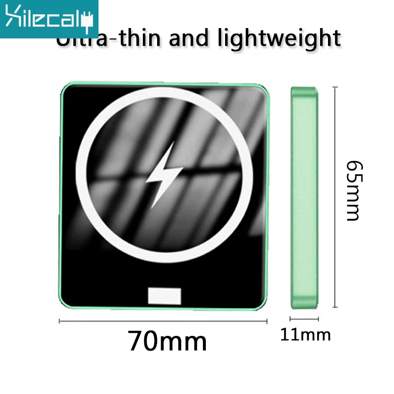 20W 10000mAh Macsafe Power Bank Magnetic Power Bank External Spare Battery For iPhone 15 14 13 12 Pro Max Wireless Power Banks