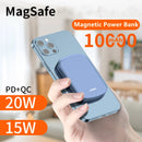 20W 10000mAh Macsafe Power Bank Magnetic Power Bank External Spare Battery For iPhone 15 14 13 12 Pro Max Wireless Power Banks