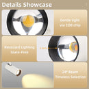 Brightness Control LED Track Light COB Ceiling Lamps 20W Rail Lighting System For Clothing Store Kitchen Smart Home Living Room