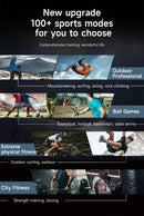 LIGE Men Smart Watch 710mAh Large Battery LED Flashlight Watches 1.85'' HD Screen Bluetooth Call Military Sports Smartwatch Man