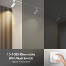 Brightness Control LED Track Light COB Ceiling Lamps 20W Rail Lighting System For Clothing Store Kitchen Smart Home Living Room