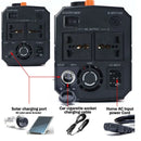 500W Portable Power Station 512Wh solar generetor 220V    Sine Wave AC Outdoor Powered Generator Emergency Mobile Power Bank