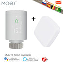MOES ZigBee3.0 Radiator Actuator Programmable Thermostatic Valve Tuya Temperature Controller 2MQTT Alexa Google Voice Smart App