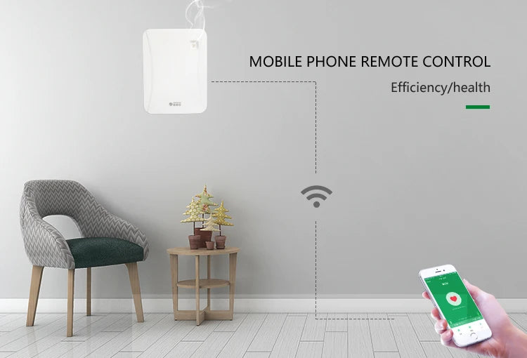 Felshare WIFI App Wall Mounted Electric Aroma Diffuser Essential Oil Diffuser Machine No Water Scent Nebulizer For Air Purify