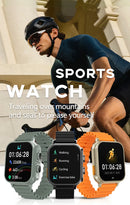 2025 Waterproof SmartWatch Heart Rate Bluetooth Call Music Playback TWS Earphones 2-In-1 Pedometer Sports Watch