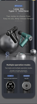 Massage Gun 32 Speed Deep Tissue Body Neck Back Foot Muscle Electric Massager Pistol Exercise Relaxation Pain Relief Massagers