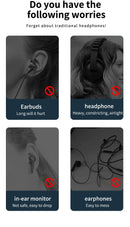 VG06 Wireless Bluetooth Earphones Earloop Headphones EarHook Hook Music Sport Headset Gaming Handsfree For All Smart Phones VG