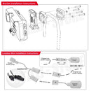 New Motorcycle Wireless Charger Navigation bracket Fast charge For Kawasaki Versys 650 For Yamaha Tracer 7 Universal GPS bracket