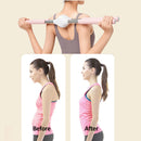 New Style Back Posture Corrector Back Brace Straightener Cross Yoga Sticks Stretching Tool for Posture Purple Green