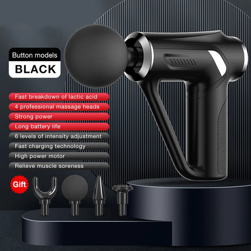 Massage Gun 32 Speed Deep Tissue Body Neck Back Foot Muscle Electric Massager Pistol Exercise Relaxation Pain Relief Massagers