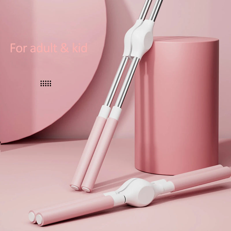 New Style Back Posture Corrector Back Brace Straightener Cross Yoga Sticks Stretching Tool for Posture Purple Green