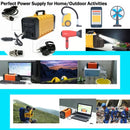 500W Portable Power Station 512Wh solar generetor 220V    Sine Wave AC Outdoor Powered Generator Emergency Mobile Power Bank