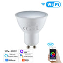 Tuya Zigbee/WIFI Smart Light Bulb GU10/GU5.3/MR16 RGB Dimmable LED Lamp 5W Smart Life Spotlight Control Via Alexa Google Home