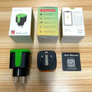 Wifi Tuya Smart Outdoor Socket IP44 Waterproof Wireless Remote Control Plug EU 16A Support Scene Linkage Alexa Google Home Vocie