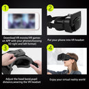 5pieces 3D Glasses Virtual Reality VR Phone Helmet Headset Easily Adjustable Virtual Reality Glasses