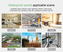 Wifi Tuya Smart Outdoor Socket IP44 Waterproof Wireless Remote Control Plug EU 16A Support Scene Linkage Alexa Google Home Vocie