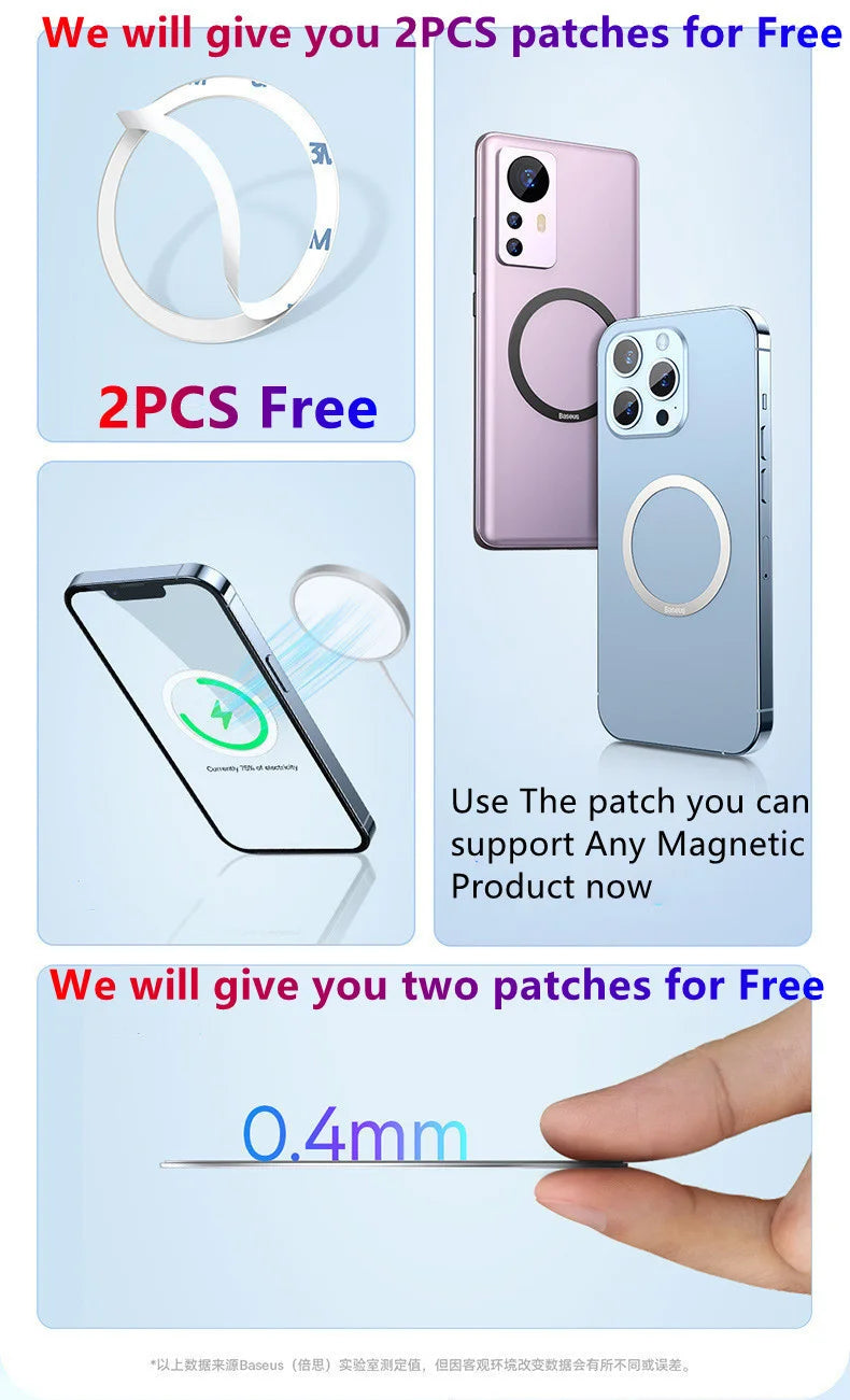 20W 10000mAh Macsafe Power Bank Magnetic Power Bank External Spare Battery For iPhone 15 14 13 12 Pro Max Wireless Power Banks