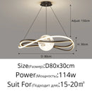 Minimalist Light Luxury Living Room Pendant Lights Post-modern Simple Restaurant Light Bedroom Full Spectrum Smart Chandelier