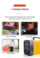 500W Portable Power Station 512Wh solar generetor 220V    Sine Wave AC Outdoor Powered Generator Emergency Mobile Power Bank