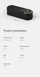 Home Indoor Battery Automatic Fragrance Machine Portable White Air Purifiers Perfume Air Freshener Essential Oil Diffuser